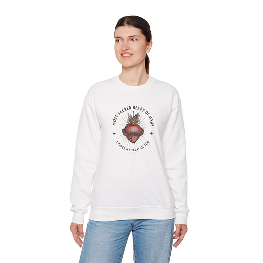 Most Sacred Heart of Jesus Unisex Crewneck Sweatshirt